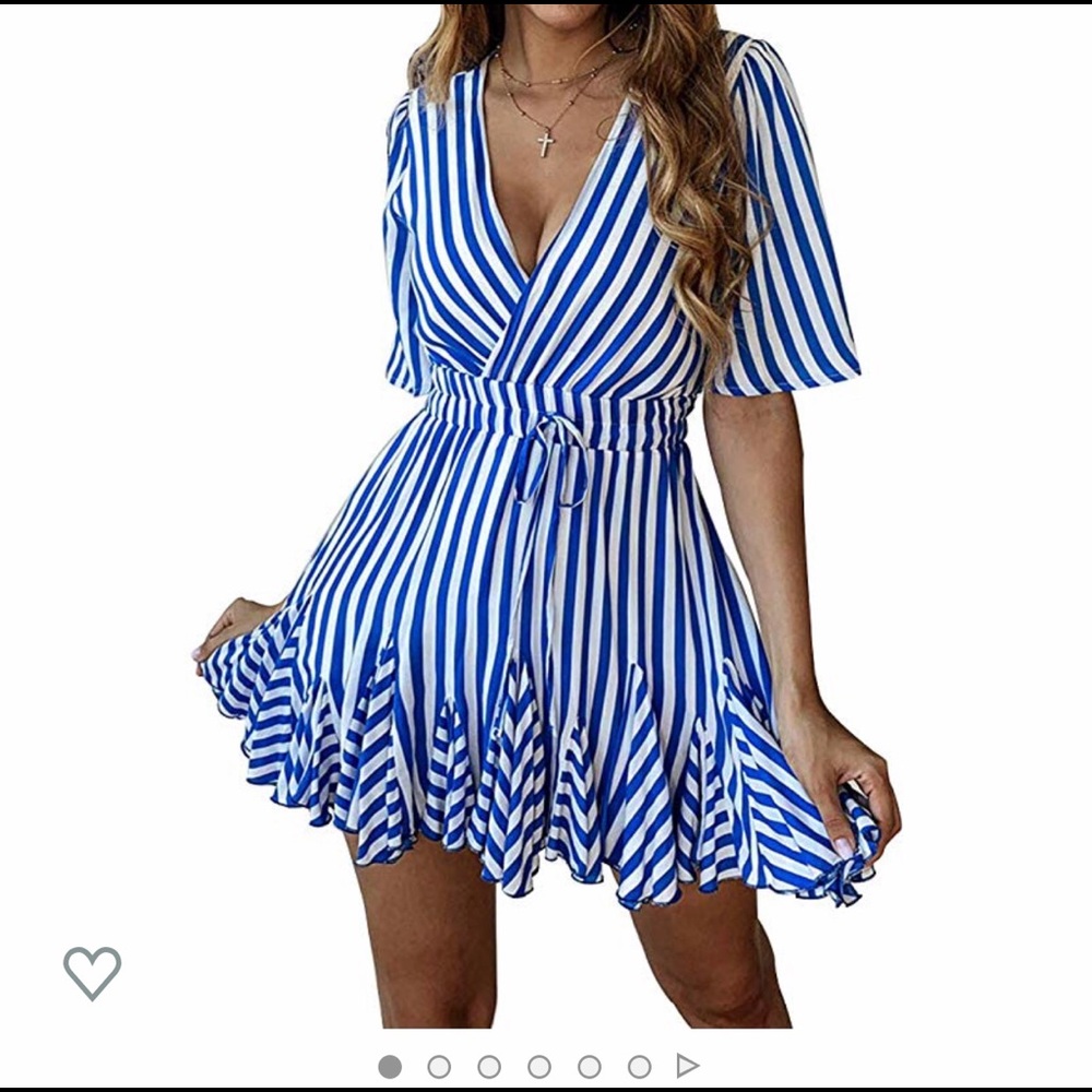 Brand new tags still on. Striped dress